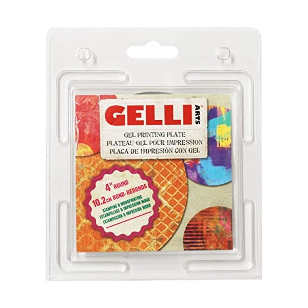 Gelli Arts - 4 Round Gel Printing Plate - GL4R