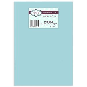 Pastel Blue House of Card & Paper A4 220 GSM Coloured Card Pack of 100 Sheets